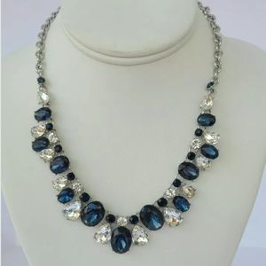 Silver Tone, Mountain Frontal Necklace